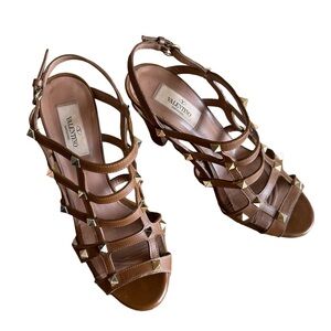 Valentino Garavani Rockstud Cage Women’s Sandals - Sz 38 (8 US)